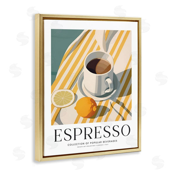 Stupell Industries Lettered And Lined | Classic Espresso Still Life