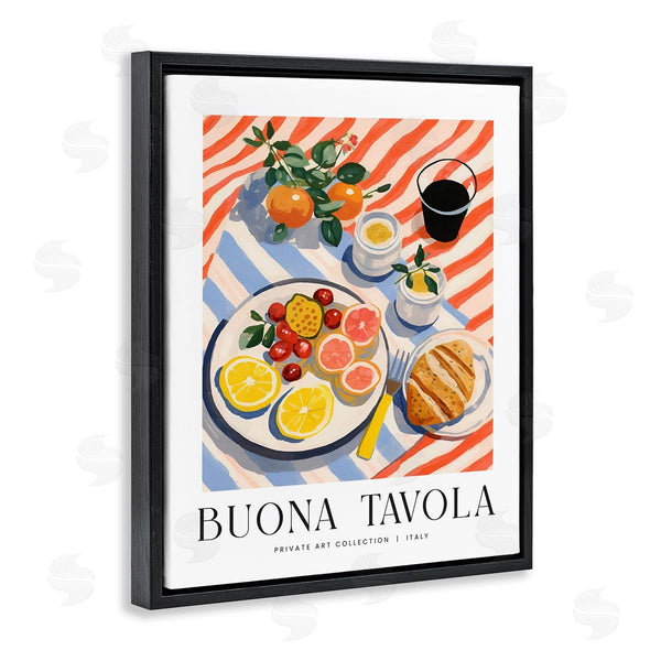 Stupell Industries Lettered And Lined | Classic Italian Fruit Plate