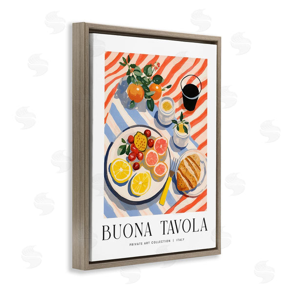 Stupell Industries Lettered And Lined | Classic Italian Fruit Plate