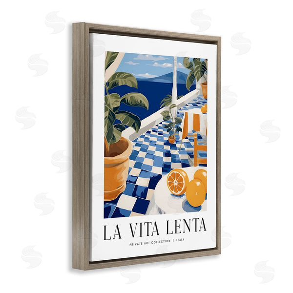 Stupell Industries Lettered And Lined | Classic Italian Summer Sea