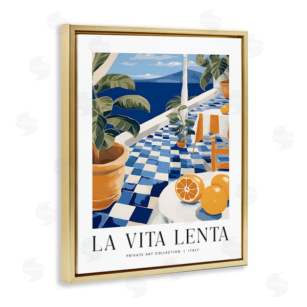 Stupell Industries Lettered And Lined | Classic Italian Summer Sea