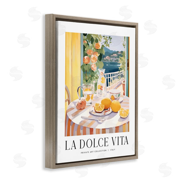 Stupell Industries Lettered And Lined | Classic Italian Table Setting View