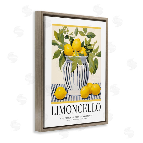 Stupell Industries Lettered And Lined | Classic Kitchen Lemons Vase