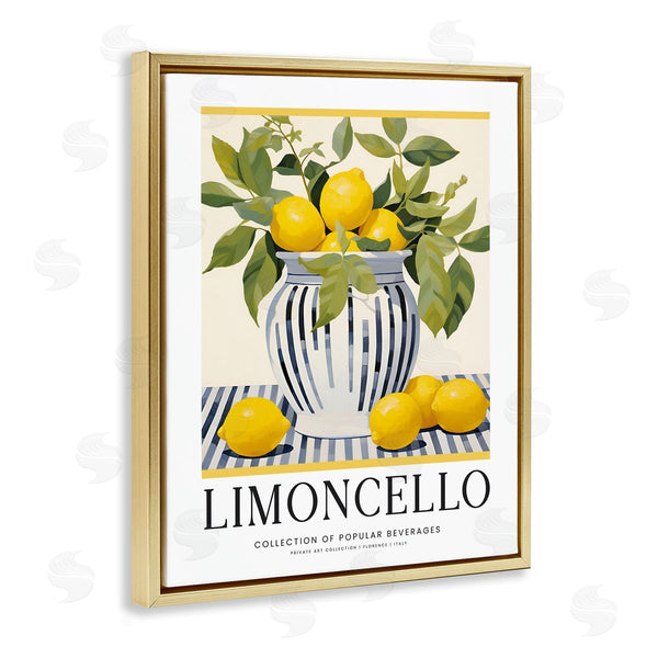Stupell Industries Lettered And Lined | Classic Kitchen Lemons Vase