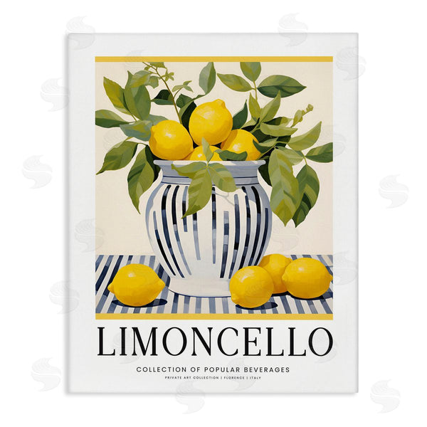 stupell industries Lettered and Lined | Classic Kitchen Lemons Vase