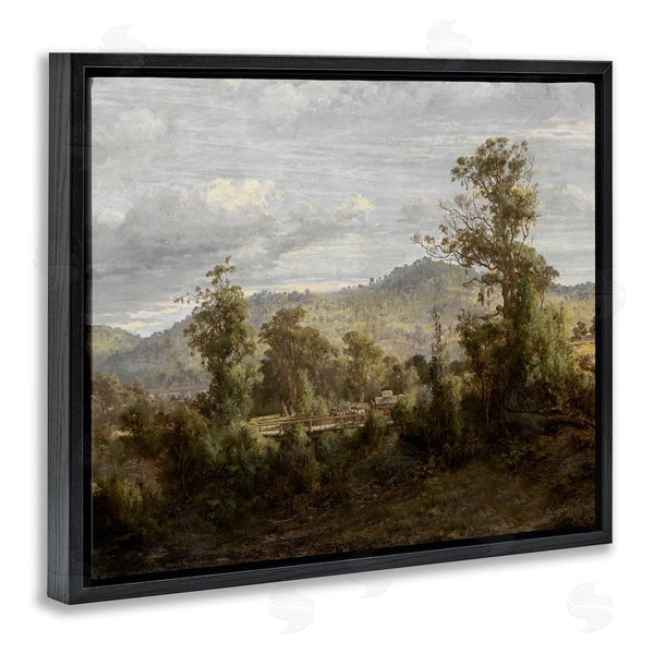 Stupell Industries Lettered And Lined | Classic Nature Woodland View Wall Art