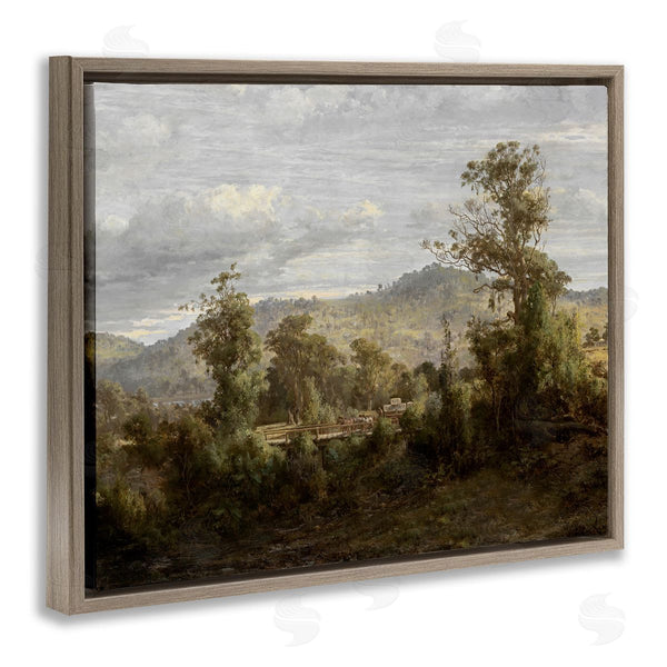 Stupell Industries Lettered And Lined | Classic Nature Woodland View Wall Art