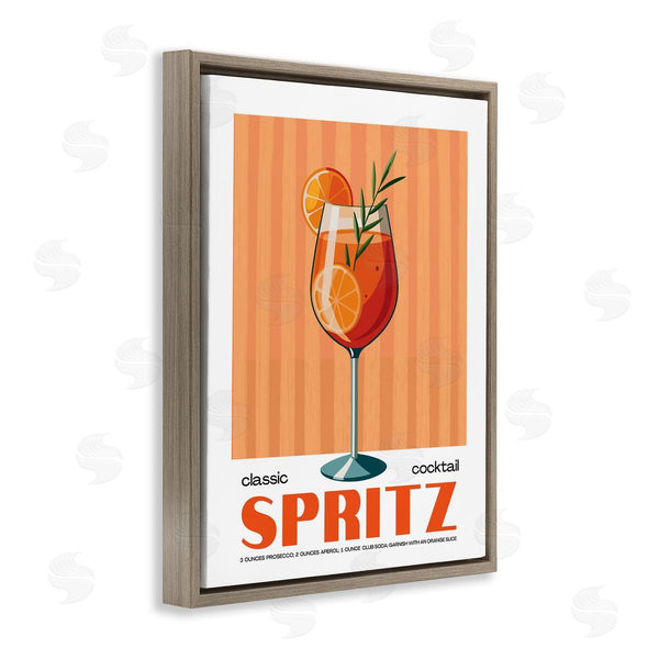Stupell Industries Lettered And Lined | Classic Spritz Cocktail