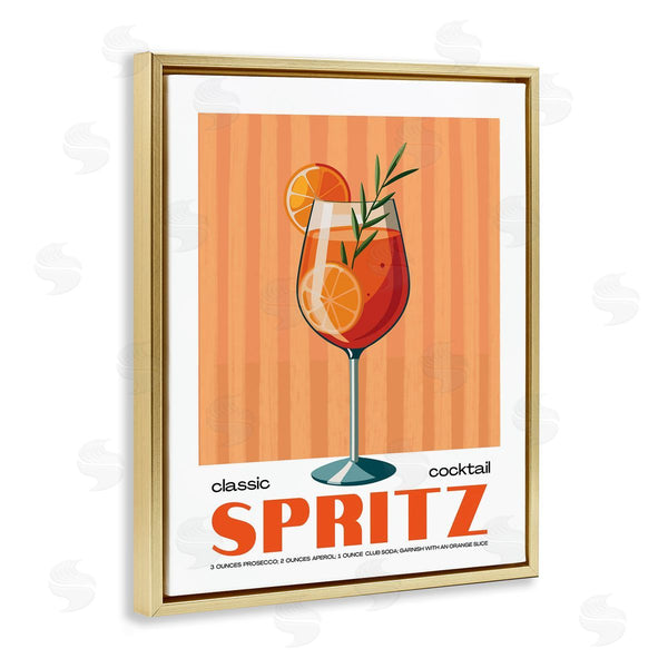 Stupell Industries Lettered And Lined | Classic Spritz Cocktail