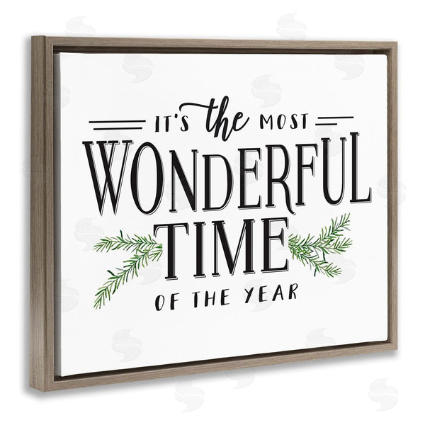 Stupell Industries Lettered And Lined | Classic Vintage Christmas Phrase