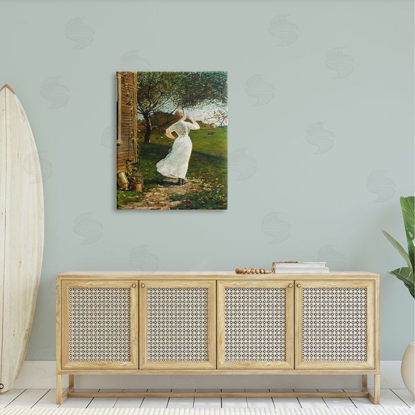Stupell Industries Lettered And Lined | Classic Woman Instrument Rural Vintage House Painting Wall Art