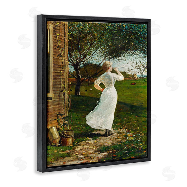 Stupell Industries Lettered And Lined | Classic Woman Instrument Rural Vintage House Painting Wall Art