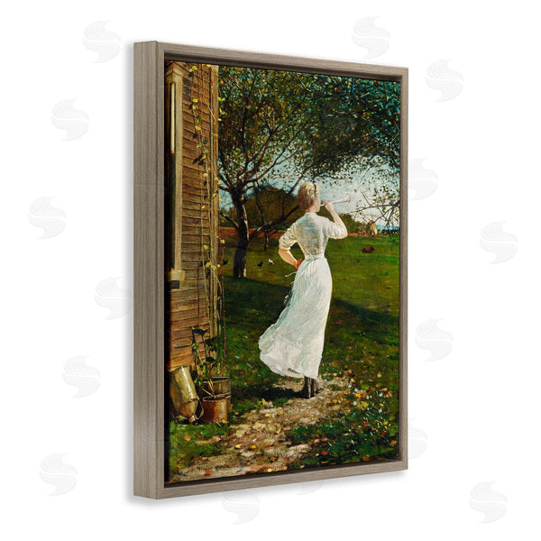 Stupell Industries Lettered And Lined | Classic Woman Instrument Rural Vintage House Painting Wall Art