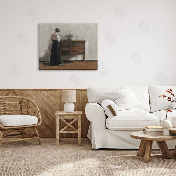Stupell Industries Lettered And Lined | Classic Woman Reading Wall Art