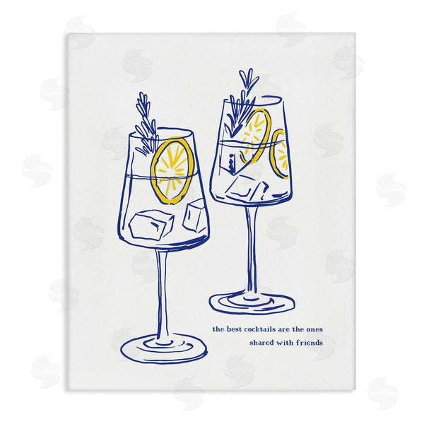 stupell industries Lettered and Lined | Cocktails with Friends