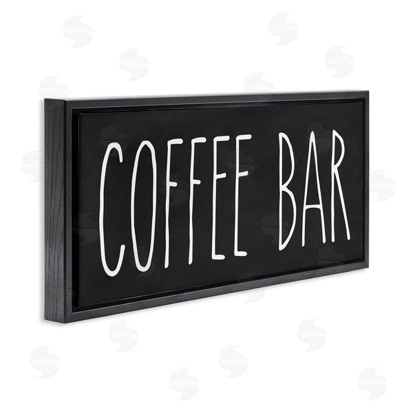 Stupell Industries Lettered And Lined | Coffee Bar Casual Text Wall Art