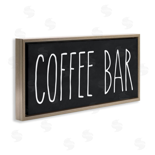 Stupell Industries Lettered And Lined | Coffee Bar Casual Text Wall Art