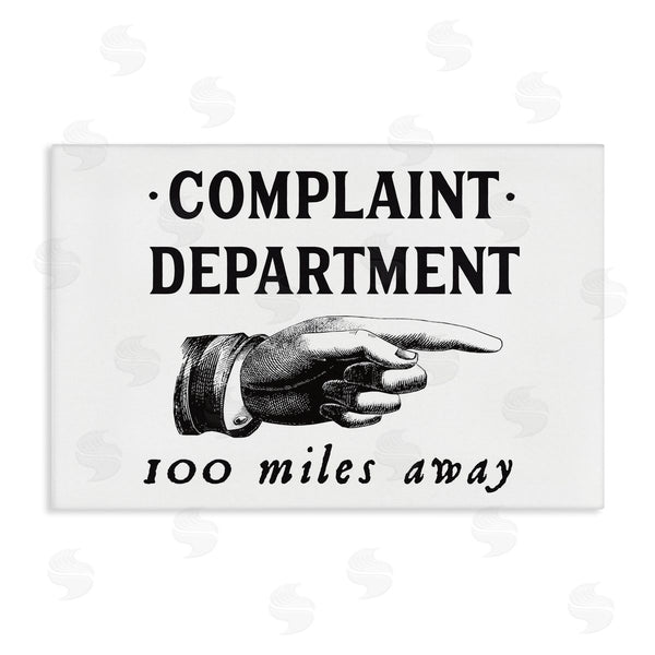 stupell industries Lettered and Lined | Complaint Department Pointing