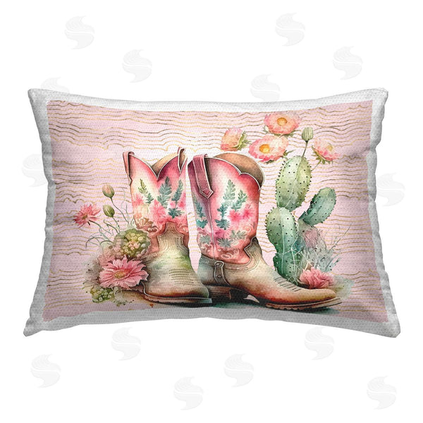 Stupell Industries Lettered And Lined | Country Boots With Cacti