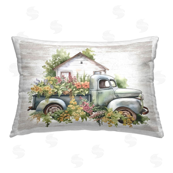 stupell industries Lettered and Lined | Country Floral Truck