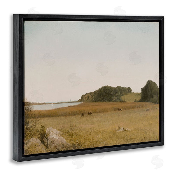 Stupell Industries Lettered And Lined | Countryside Grazing Cows Wall Art