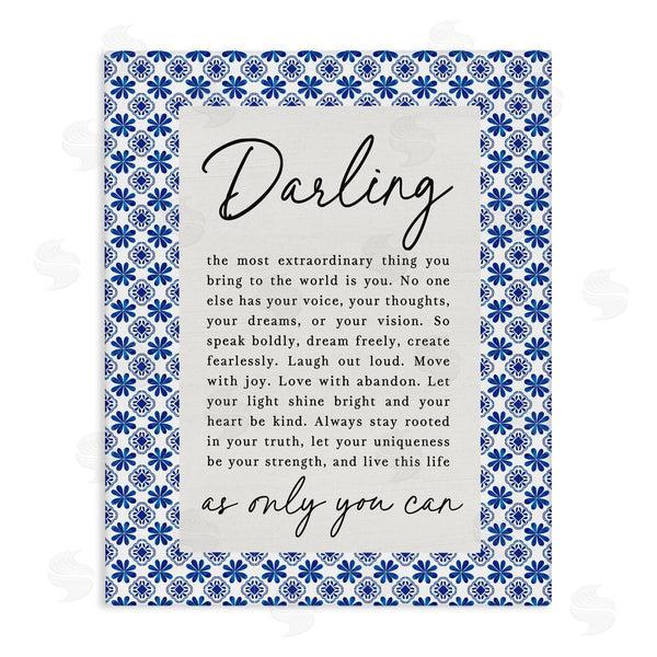 stupell industries Lettered and Lined | Darling Only You Can Inspiring Wall Art
