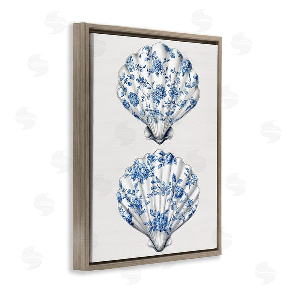 Stupell Industries Lettered And Lined | Delicate Toile Seashells Wall Art