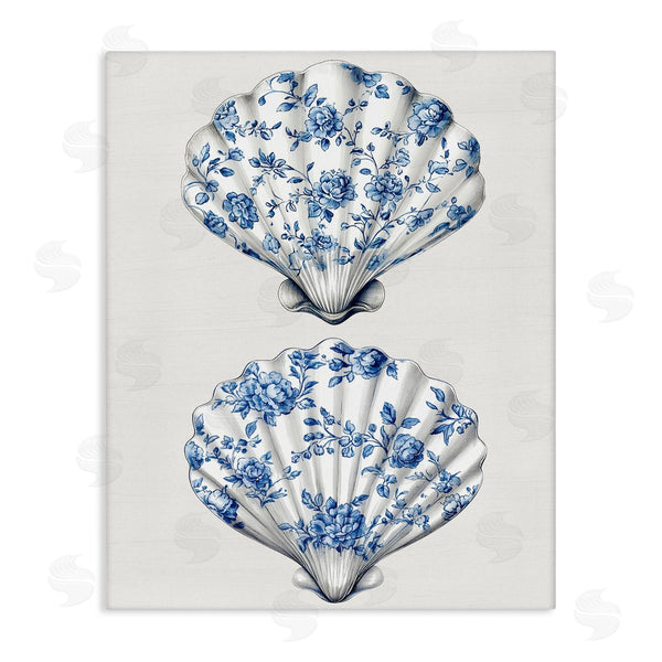 stupell industries Lettered and Lined | Delicate Toile Seashells Wall Art