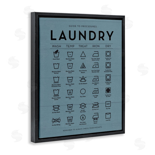 Stupell Industries Lettered And Lined | Detailed Laundry Symbols Guide