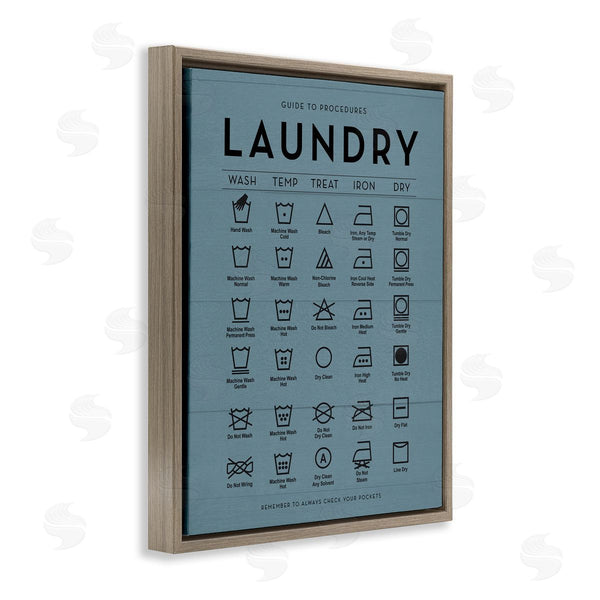 Stupell Industries Lettered And Lined | Detailed Laundry Symbols Guide