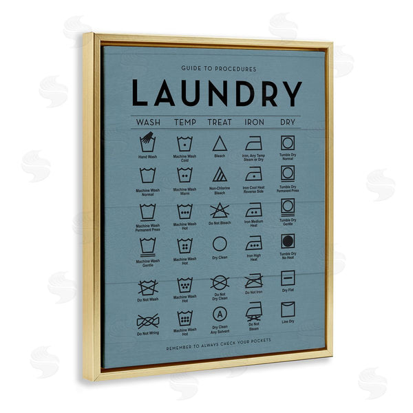 Stupell Industries Lettered And Lined | Detailed Laundry Symbols Guide