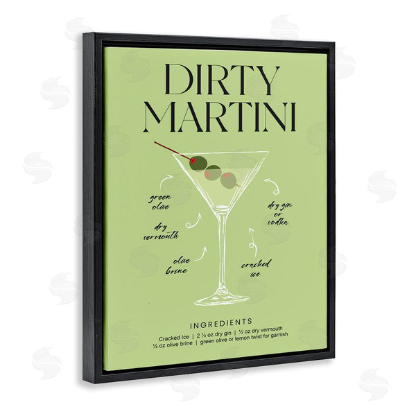 Stupell Industries Lettered And Lined | Dirty Martini Green Recipe