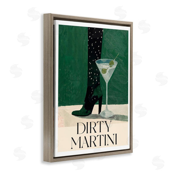 Stupell Industries Lettered And Lined | Dirty Martini Stylish Heel