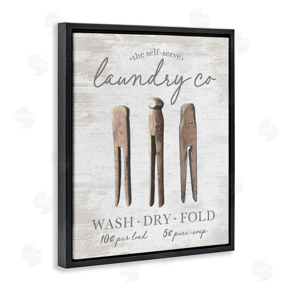 Stupell Industries Lettered And Lined | Distressed Laundry Co