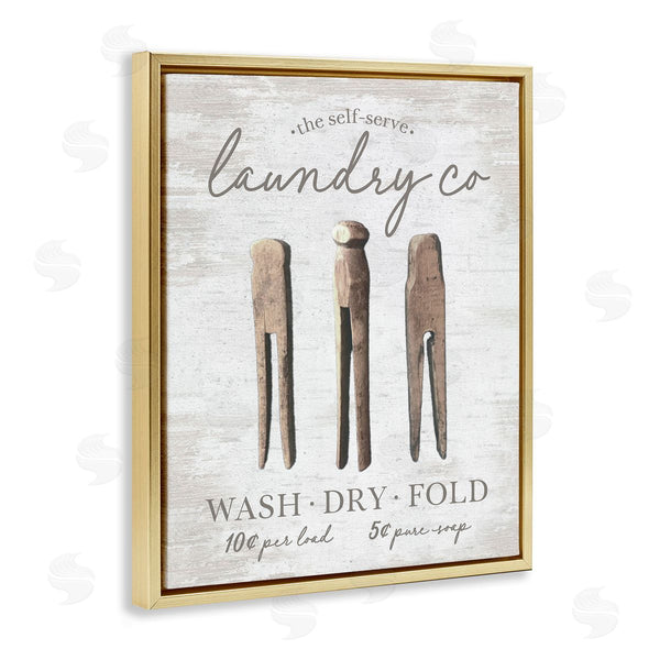 Stupell Industries Lettered And Lined | Distressed Laundry Co