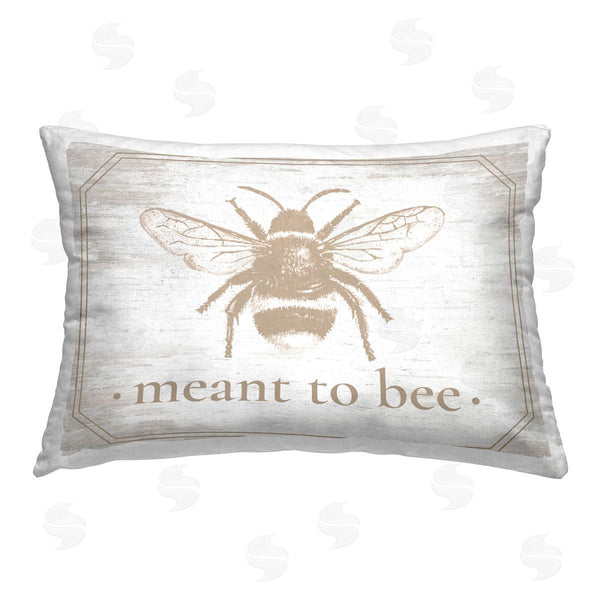 stupell industries Lettered and Lined | Distressed Meant To Bee