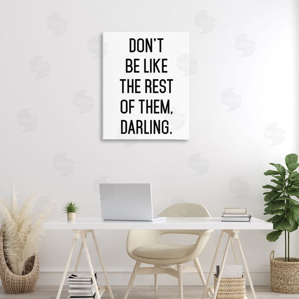Stupell Industries Lettered And Lined | Don't Be Like The Rest Of Them Wall Art