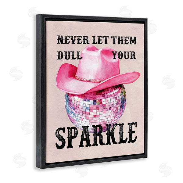 Stupell Industries Lettered And Lined | Don't Dull Your Sparkle