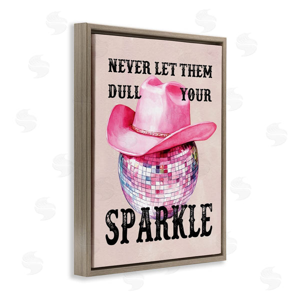 Stupell Industries Lettered And Lined | Don't Dull Your Sparkle