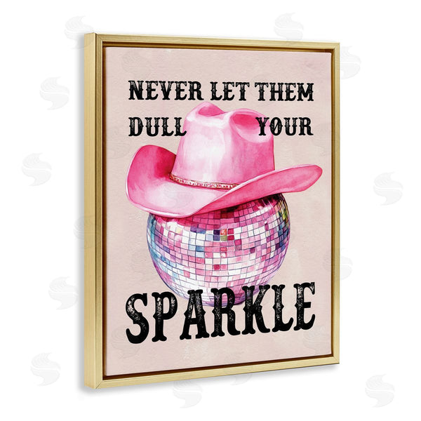 Stupell Industries Lettered And Lined | Don't Dull Your Sparkle