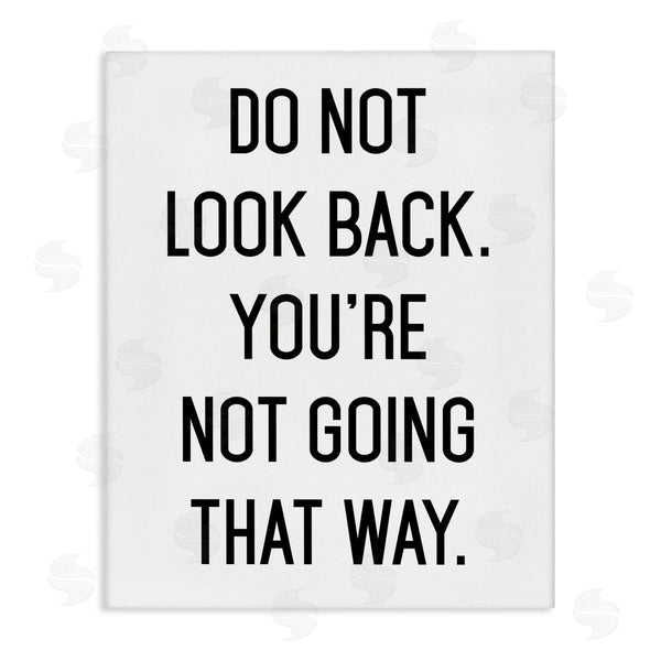 stupell industries Lettered and Lined | Don't Look Back Motivational Wall Art