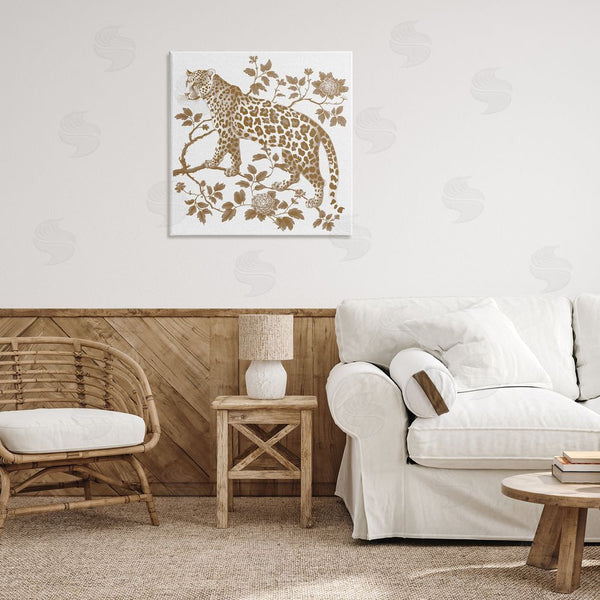 Stupell Industries Lettered And Lined | Earthy Details Vintage Leopard Wall Art