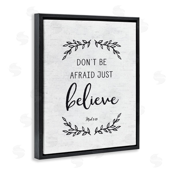 Stupell Industries Lettered And Lined | Encouraging Scripture Verse Quote Casual Leaf Sprigs Wall Art
