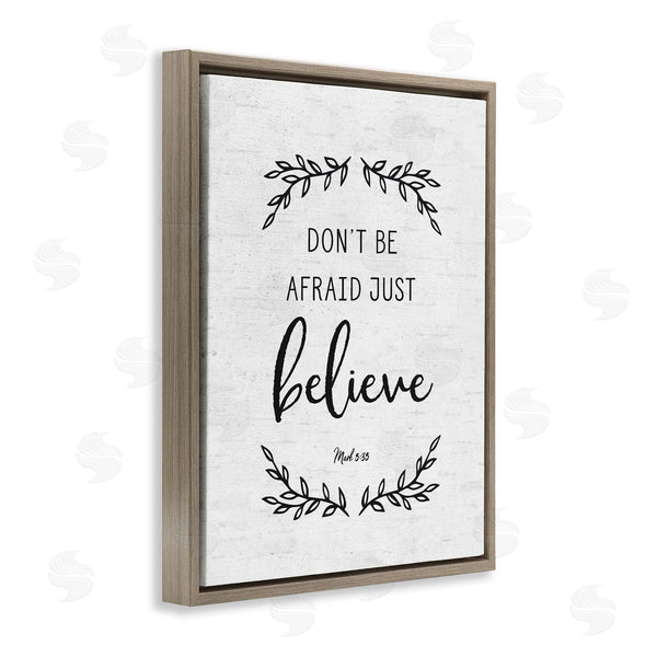 Stupell Industries Lettered And Lined | Encouraging Scripture Verse Quote Casual Leaf Sprigs Wall Art