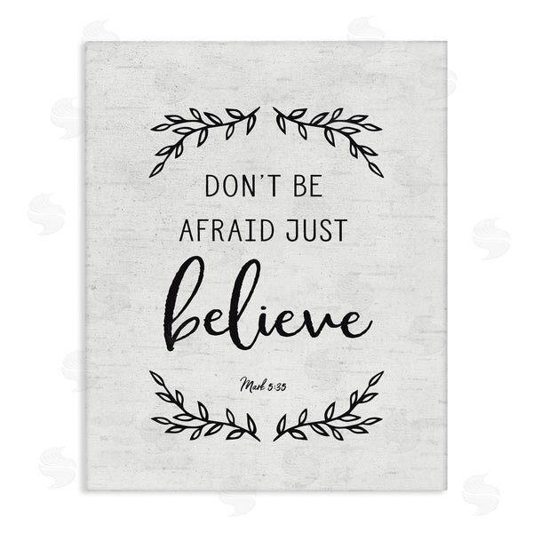 stupell industries Lettered and Lined | Encouraging Scripture Verse Quote Casual Leaf Sprigs Wall Art