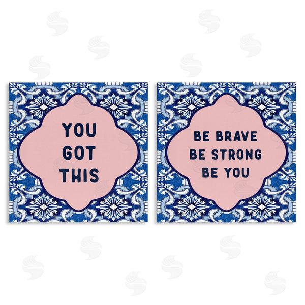 stupell industries Lettered and Lined | Encouraging Words on Boho