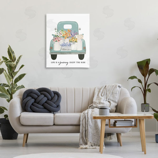 Stupell Industries Lettered And Lined | Enjoy The Ride Truck Wall Art
