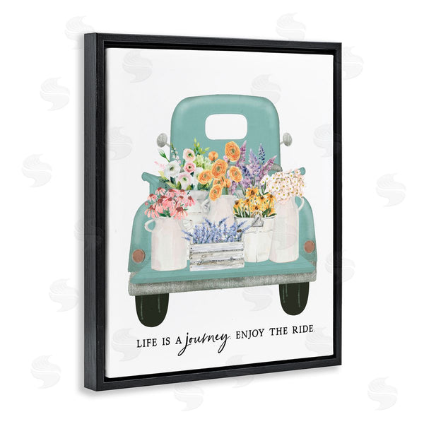 Stupell Industries Lettered And Lined | Enjoy The Ride Truck Wall Art