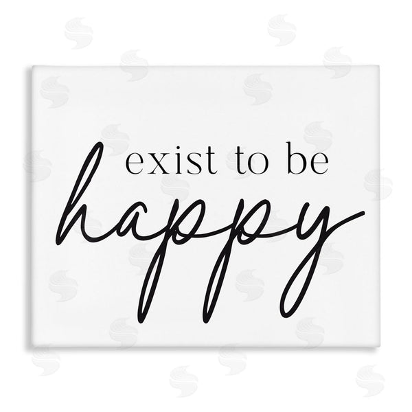 stupell industries Lettered and Lined | Exist To Be Happy Wall Art