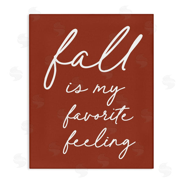 stupell industries Lettered and Lined | Fall Favorite Feeling Seasonal Autumn Calligraphy Phrase Wall Art